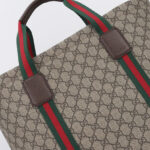 Gucci GG Tender Medium Tote Bag 763287 Dark Coffee